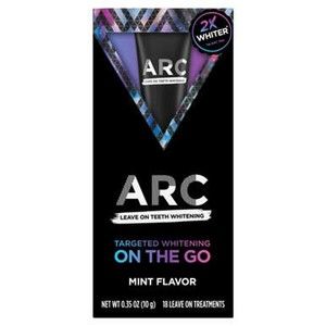 ARC Oral Care Leave on Teeth Whitening On The Go 18 Treatments Ea Mint 9/23